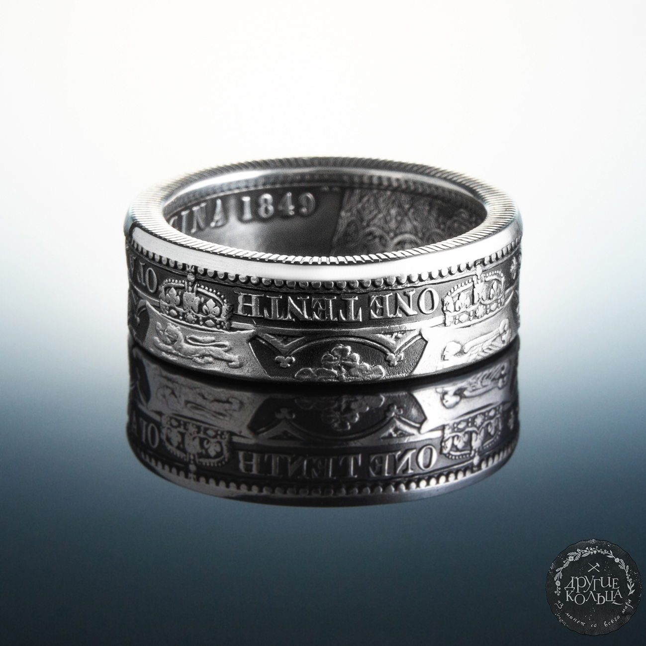 godless florin - My, Ring, Coin, Longpost, Decoration, Needlework without process, GIF