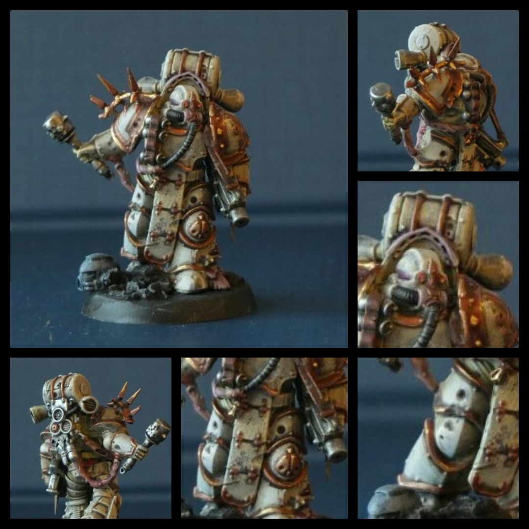 What I painted from the starter) - My, Wh miniatures, Miniature, Longpost, Warhammer 40k