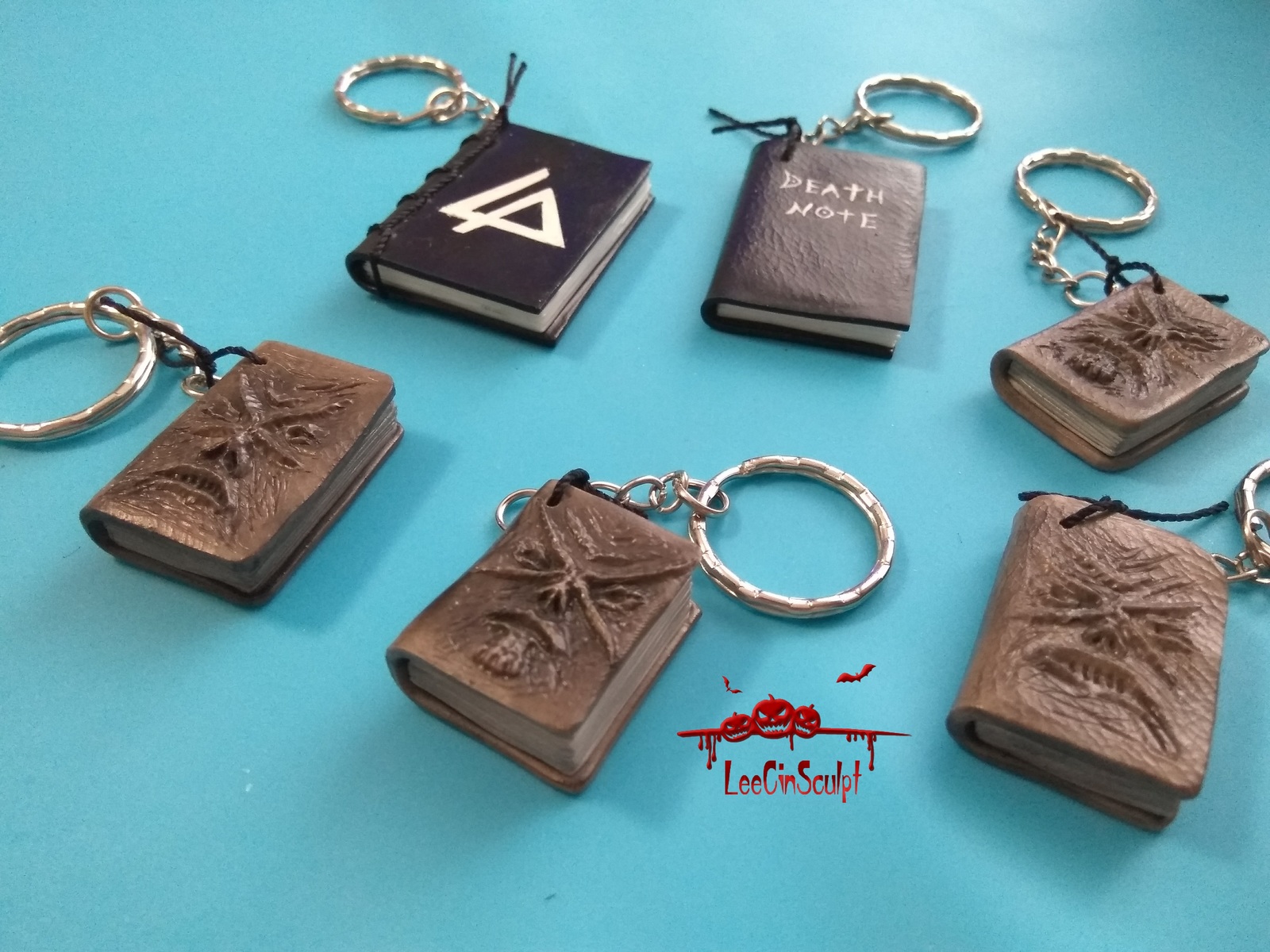 keyrings - My, Death note, Linkin park, Evil Dead, Polymer clay, , Longpost, Needlework without process