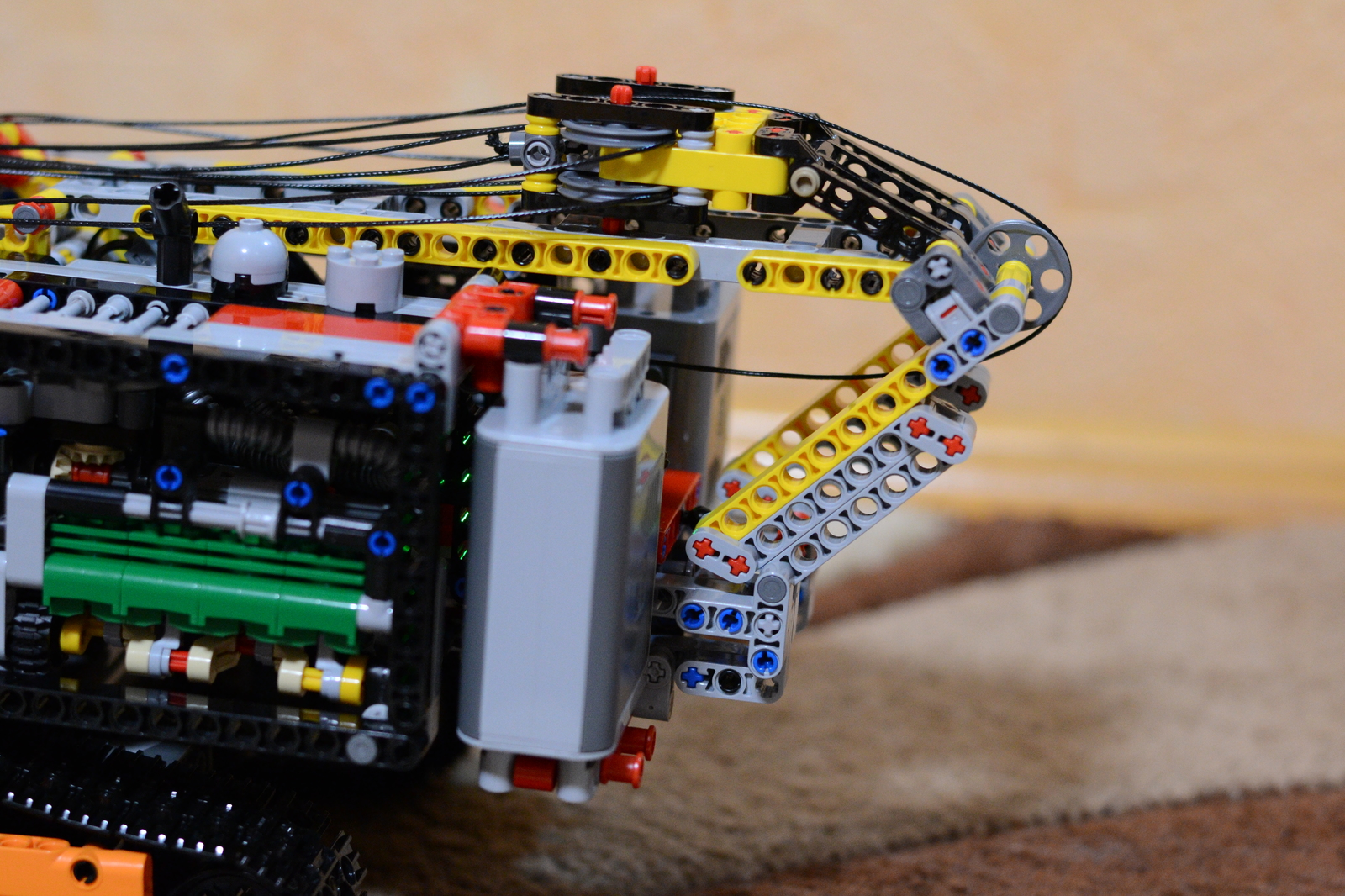 LEGO homemade based on DEC-401 - My, Lego technic, Caterpillar crane, Lego, Longpost