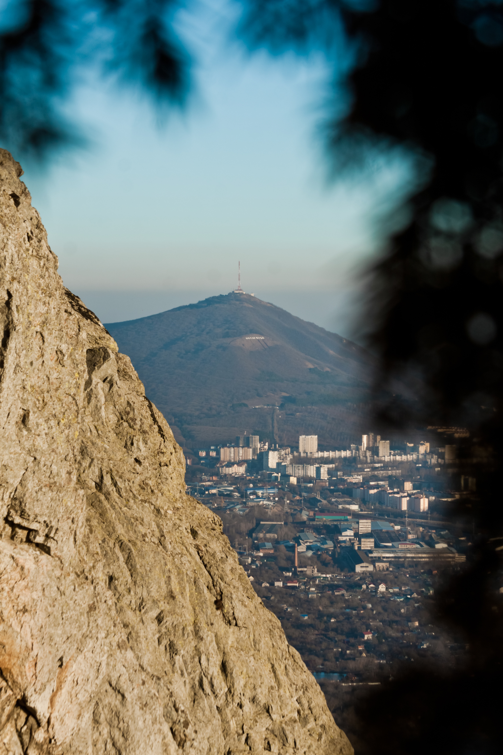 View from the slopes of Mount Beshtau, Pyatigorsk - My, Pyatigorsk, Beshtau, 