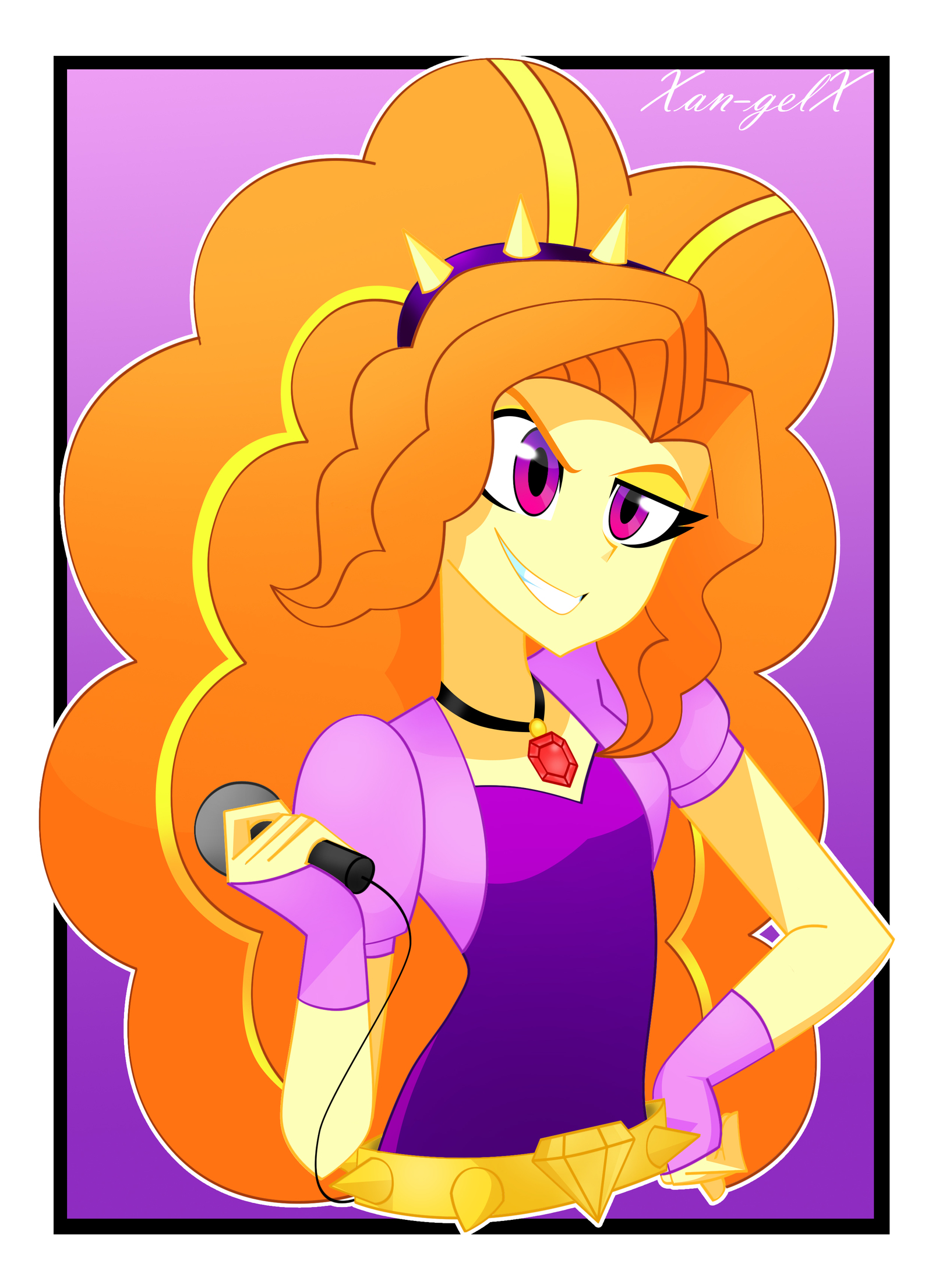 Who's ready for a singing competition? - My Little Pony, Equestria Girls, Adagio Dazzle, Xan-Gelx