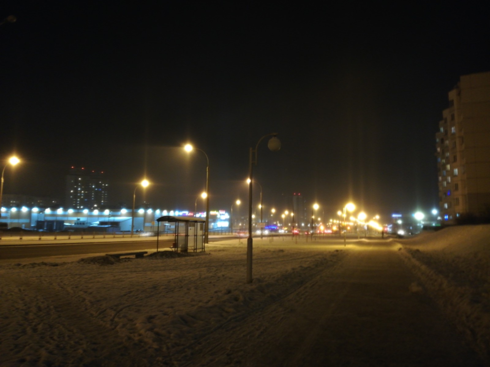 Winter Minsk. - My, Minsk, Winter, Evening, The photo, Cityscapes, Longpost, Street photography