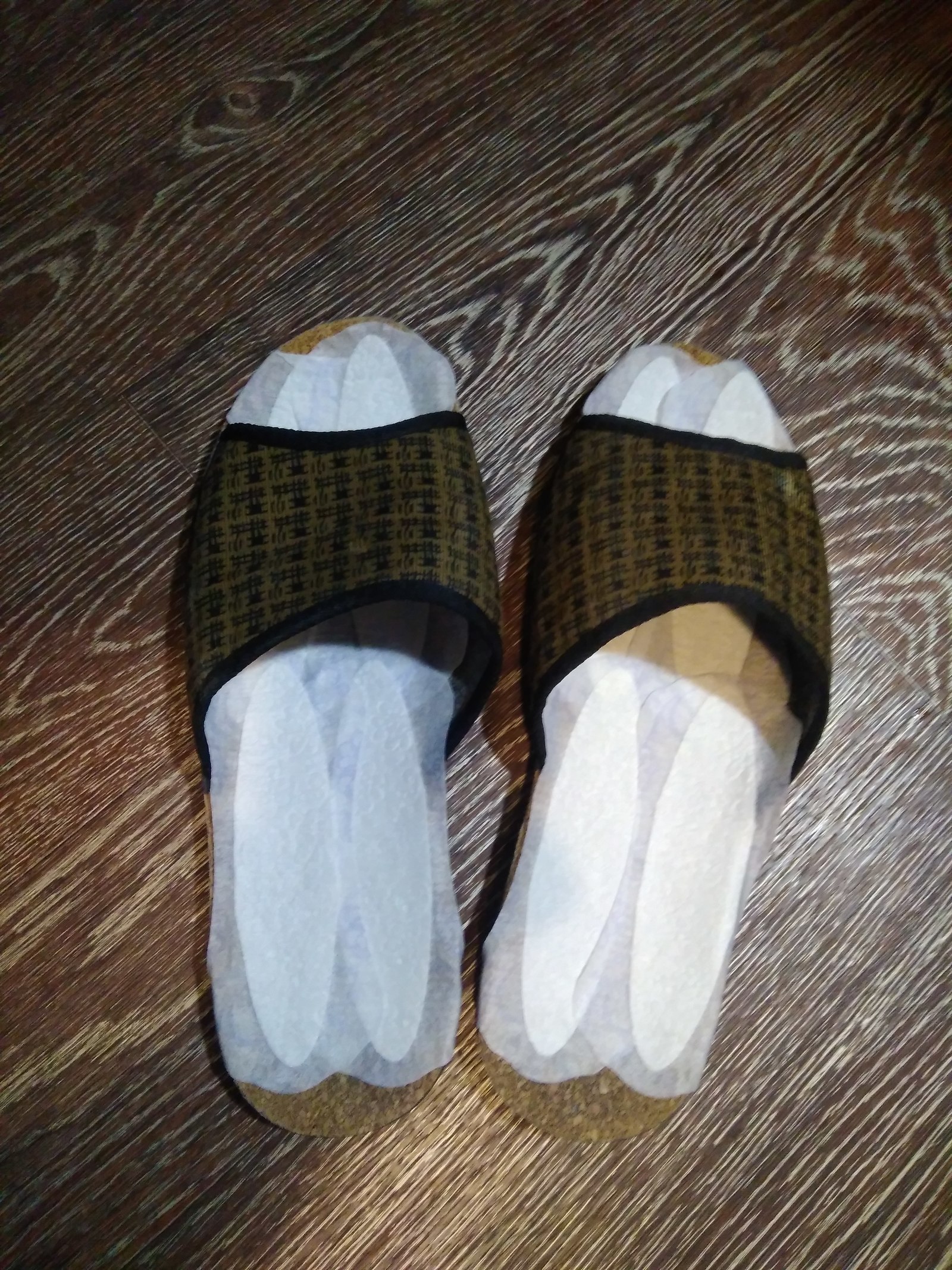 On February 23, my mother-in-law gave slipper pads to keep my feet from sweating))) I have never received such a gift! - My, February 23, Defender of the Fatherland Day, Father-in-law, Mother-in-law, Wife, Parents, Family, Presents, February 23 - Defender of the Fatherland Day