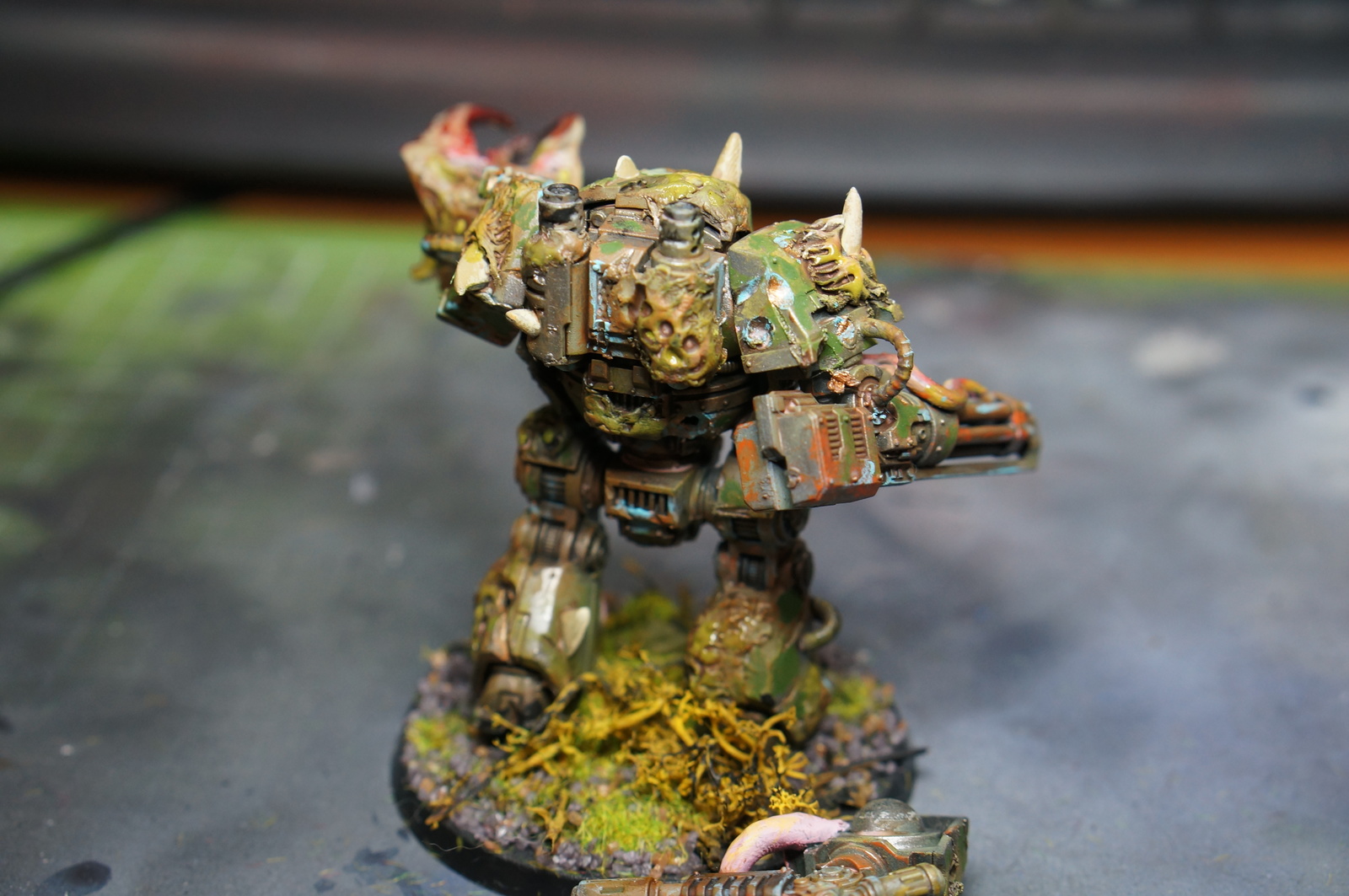 Chaos forged Contemptor - My, Wh miniatures, Warhammer 40k, Contemptor, Painting miniatures, Hobby, Longpost