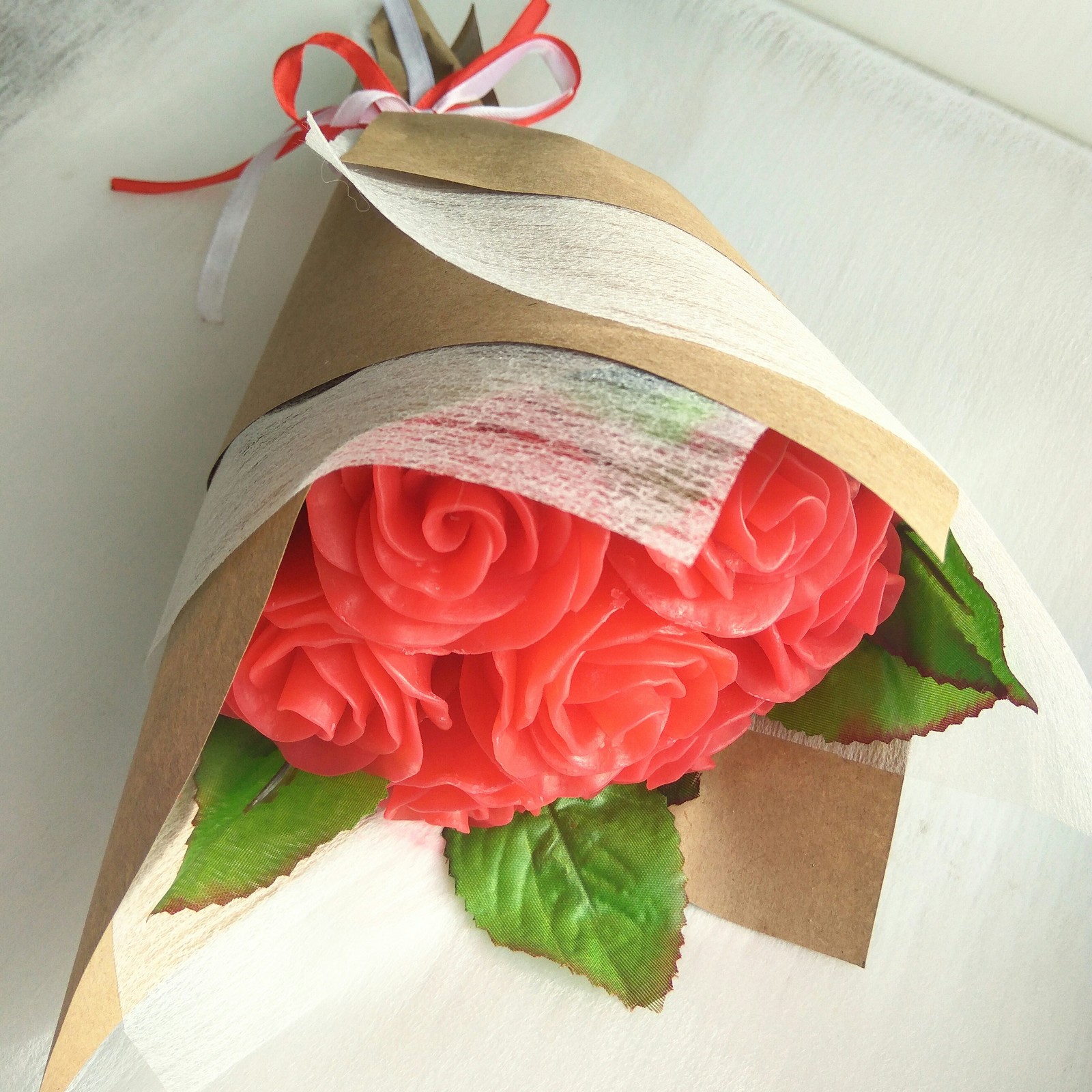 Soap bouquets - My, Handmade, Needlework without process, Soap, Longpost, Flowers, Bouquet