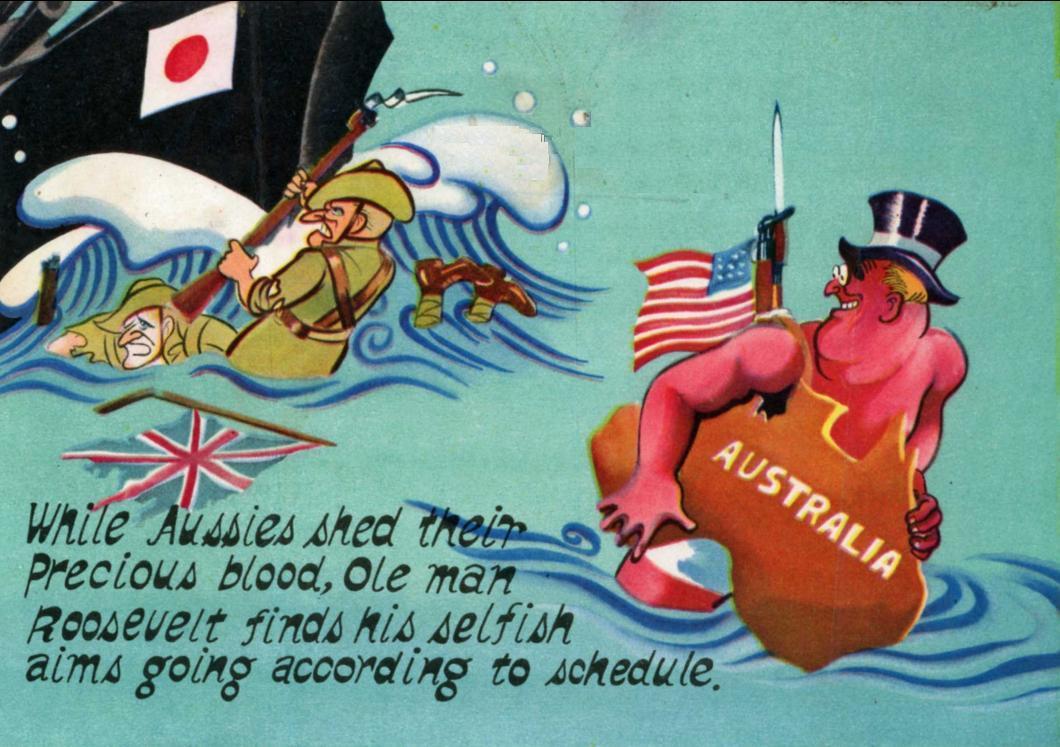 Japanese propaganda for Australia - NSFW, The Second World War, Hand-drawn erotica, Propaganda, Japan, Story, Longpost