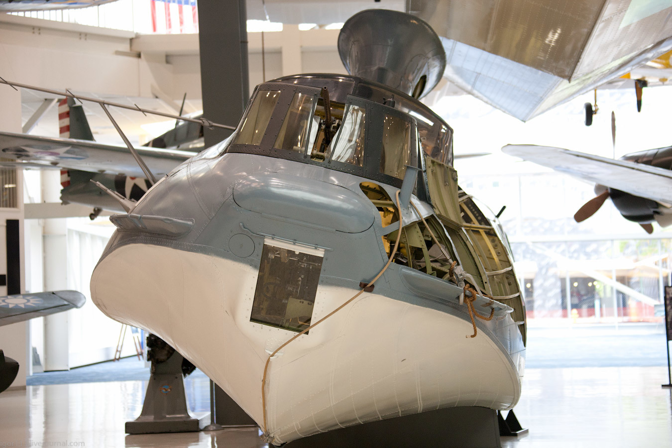 National Naval Aviation Museum, Pensacola :PBY Catalina   на изнанку. - Самолет, Гидросамолет, Длиннопост, Авиация