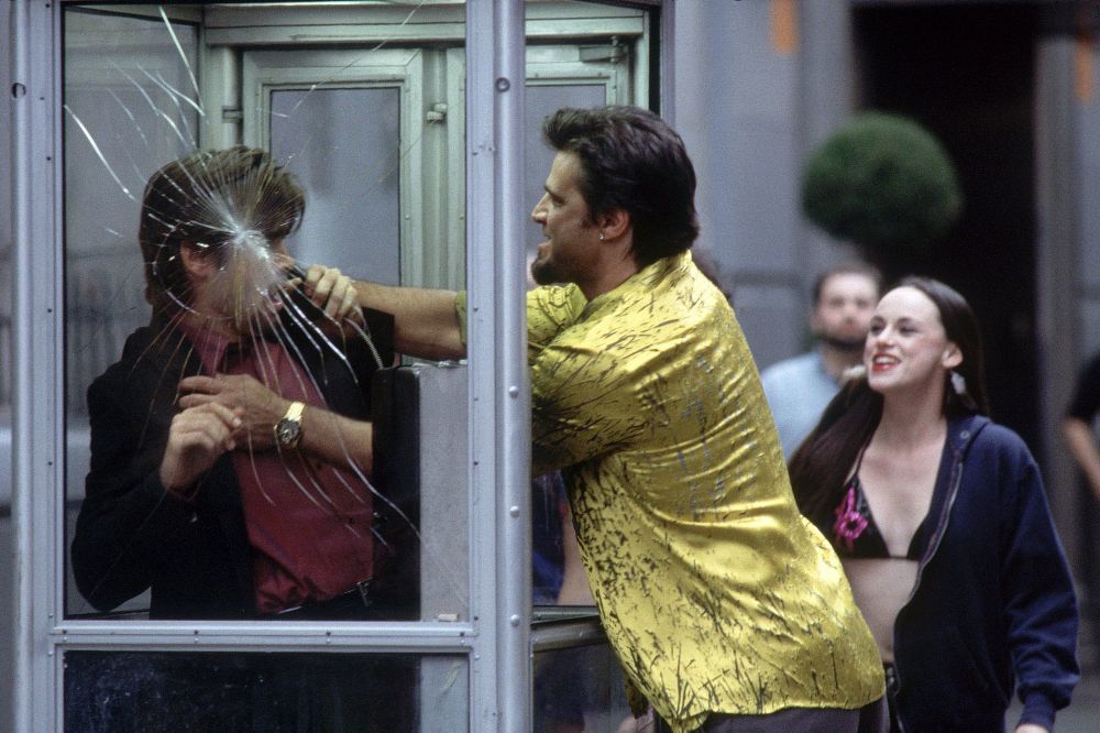 Behind the scenes Phone booth - Movies, Actors and actresses, Phone station, Thriller, Behind the scenes, Colin Farrell, Interesting, GIF, Longpost