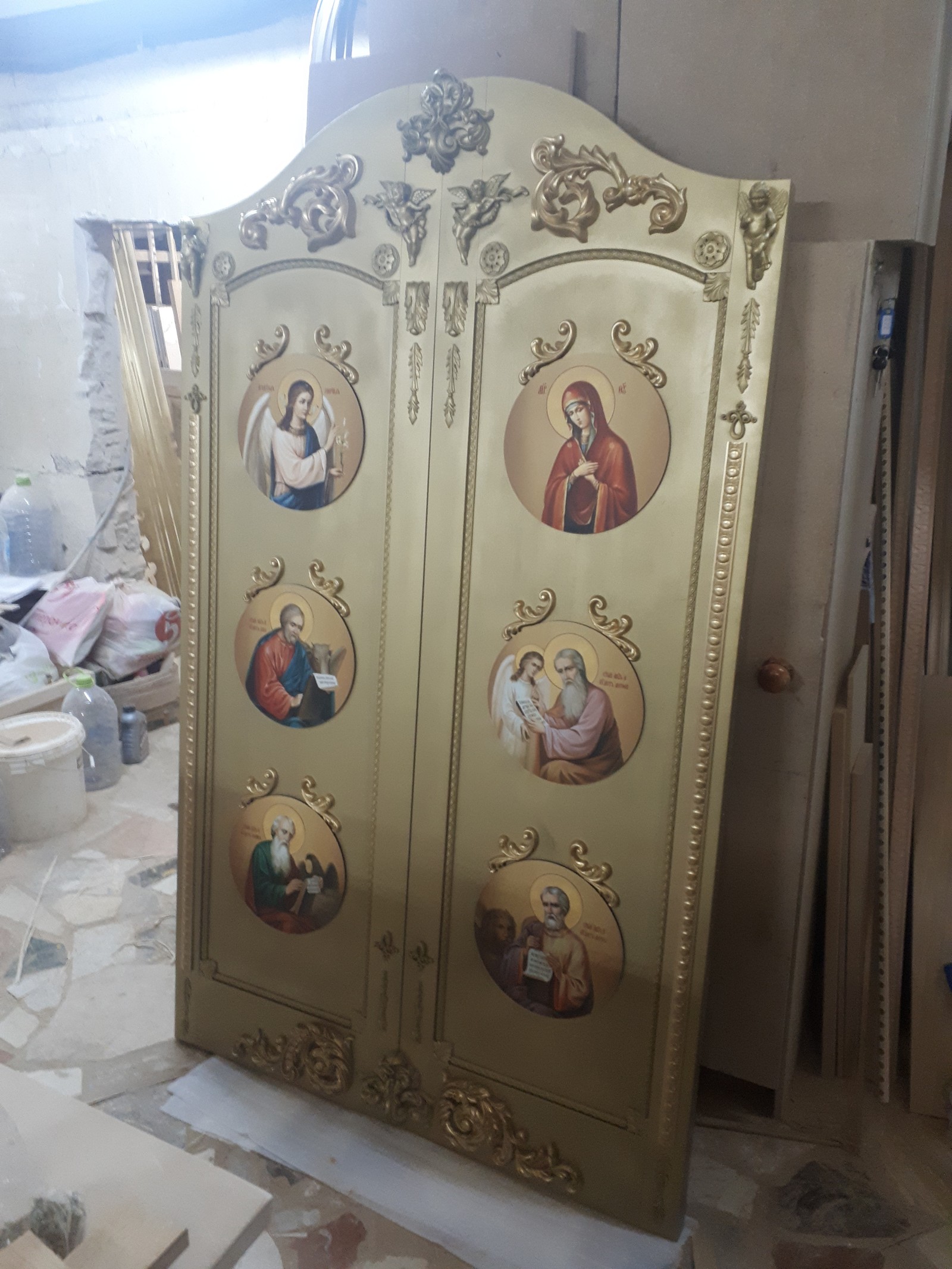 The Royal Doors (the entrance to the altar) was made as a charity to the church - My, Entrance group, Woodworking, Church, Thread, Charity, Longpost