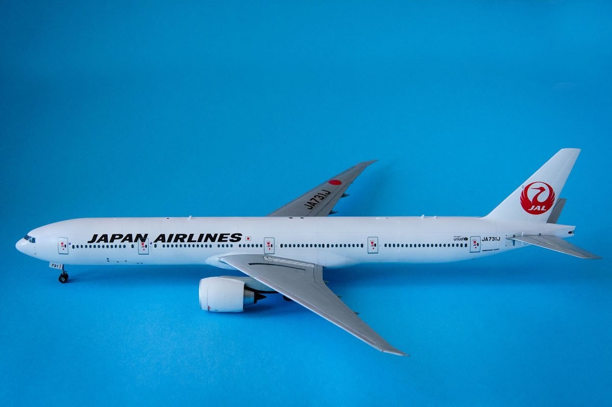 Boeing 777-300ER, HASEGAWA, 1:200 - My, Stand modeling, Airplane, Hobby, Longpost