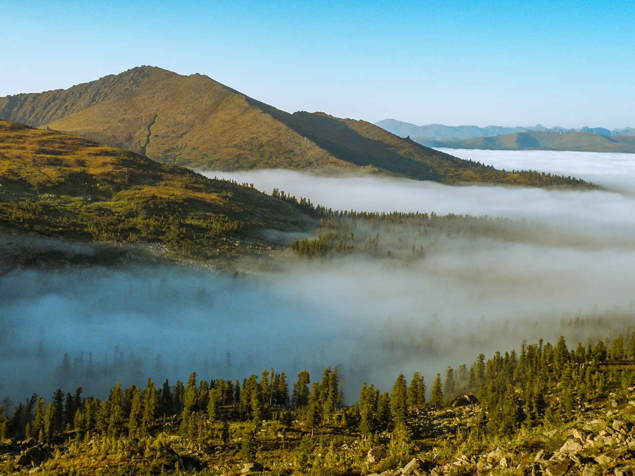 Case in September - My, Ergaki, Travels, Siberia, Landscape, Longpost, Krasnoyarsk region, The photo, Autumn, The mountains