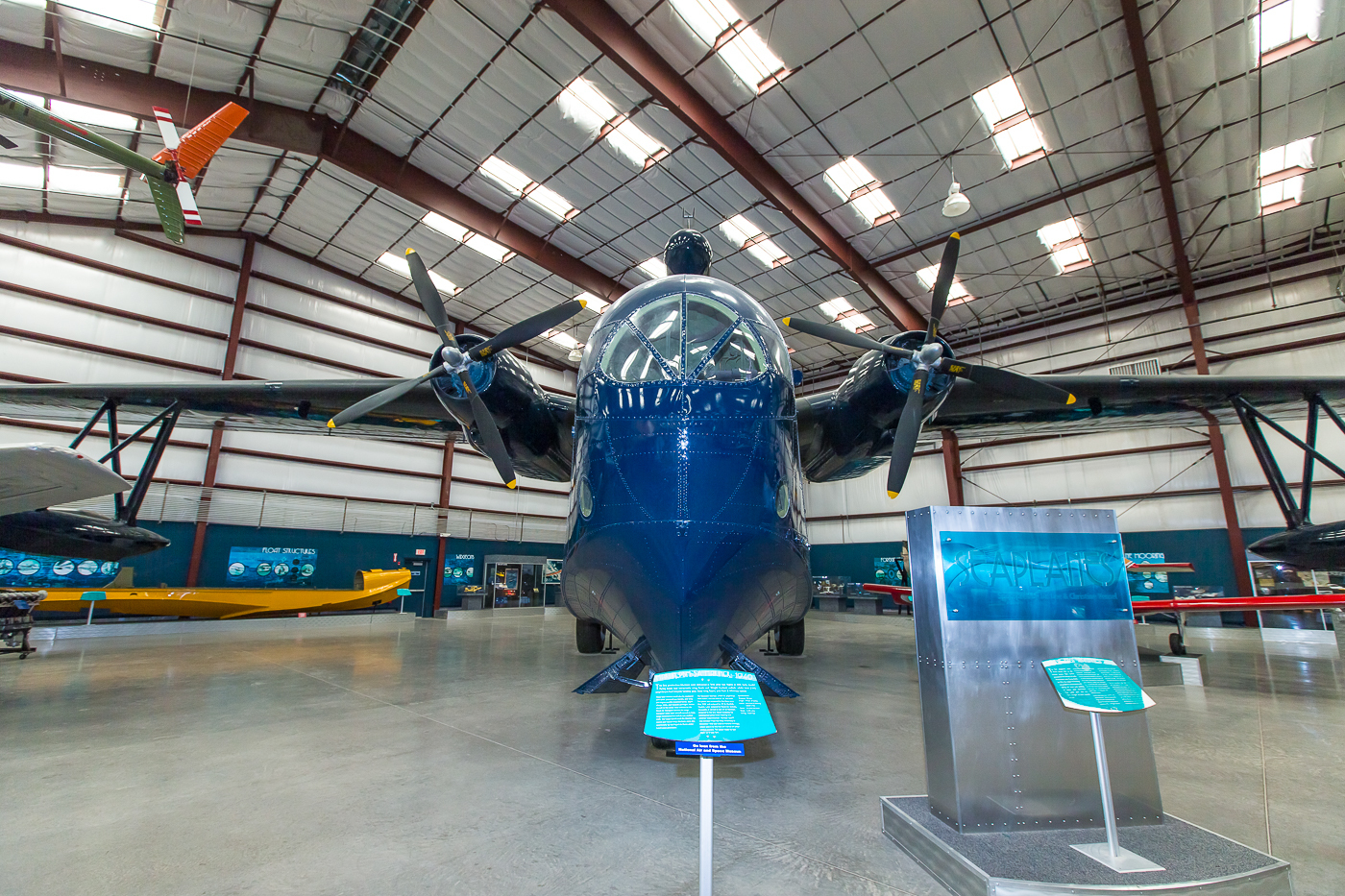 Martin PBM-5A Mariner. Catalina competitor. - American aircraft, Flying boat, , Longpost, Airplane, The Second World War