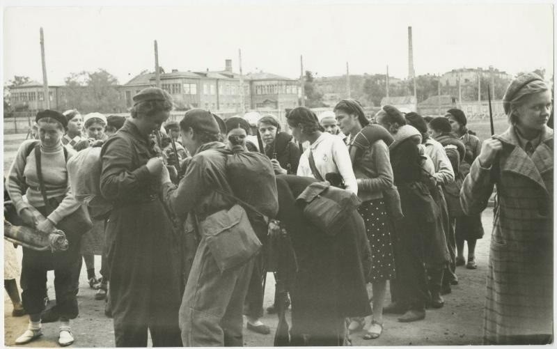 Women's labor, mid-twentieth century - Women's work, The photo, 20th century, the USSR, Longpost