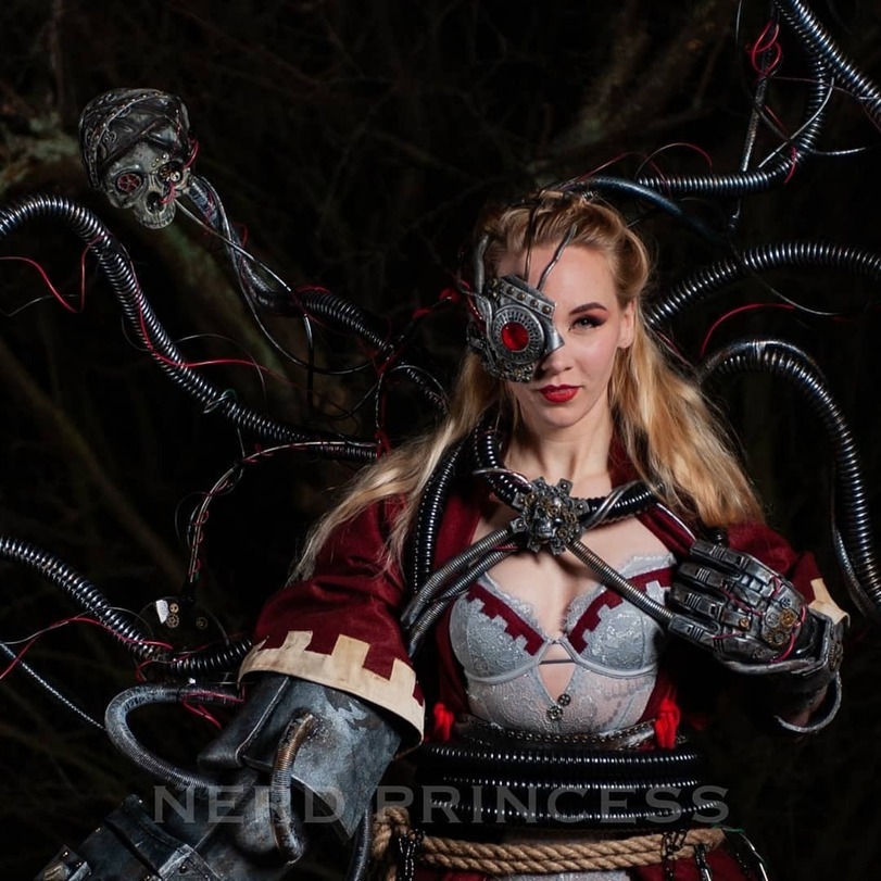 Адептус Механикус - Warhammer 40k, Warhammer cosplay, Nerd princess, Adeptus Mechanicus, Длиннопост, Косплей