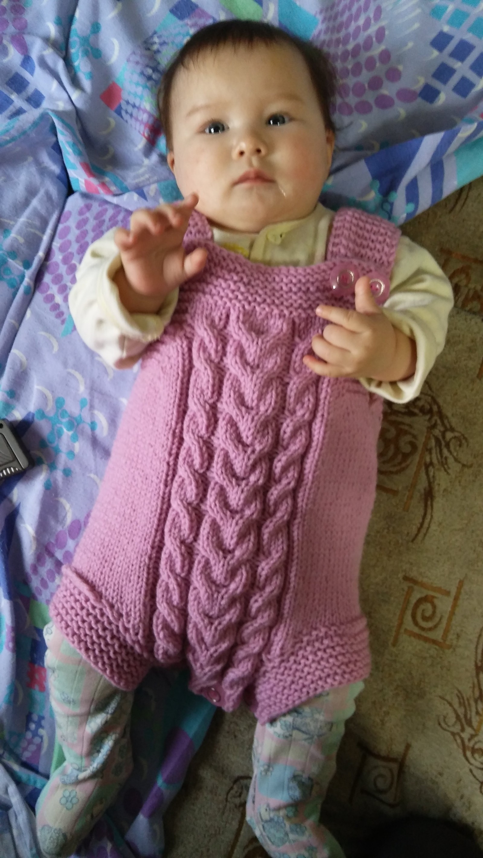 My work with knitting needles, part 2 - My, Knitting, Knitting, I knit, Longpost, The photo, Girls, Children