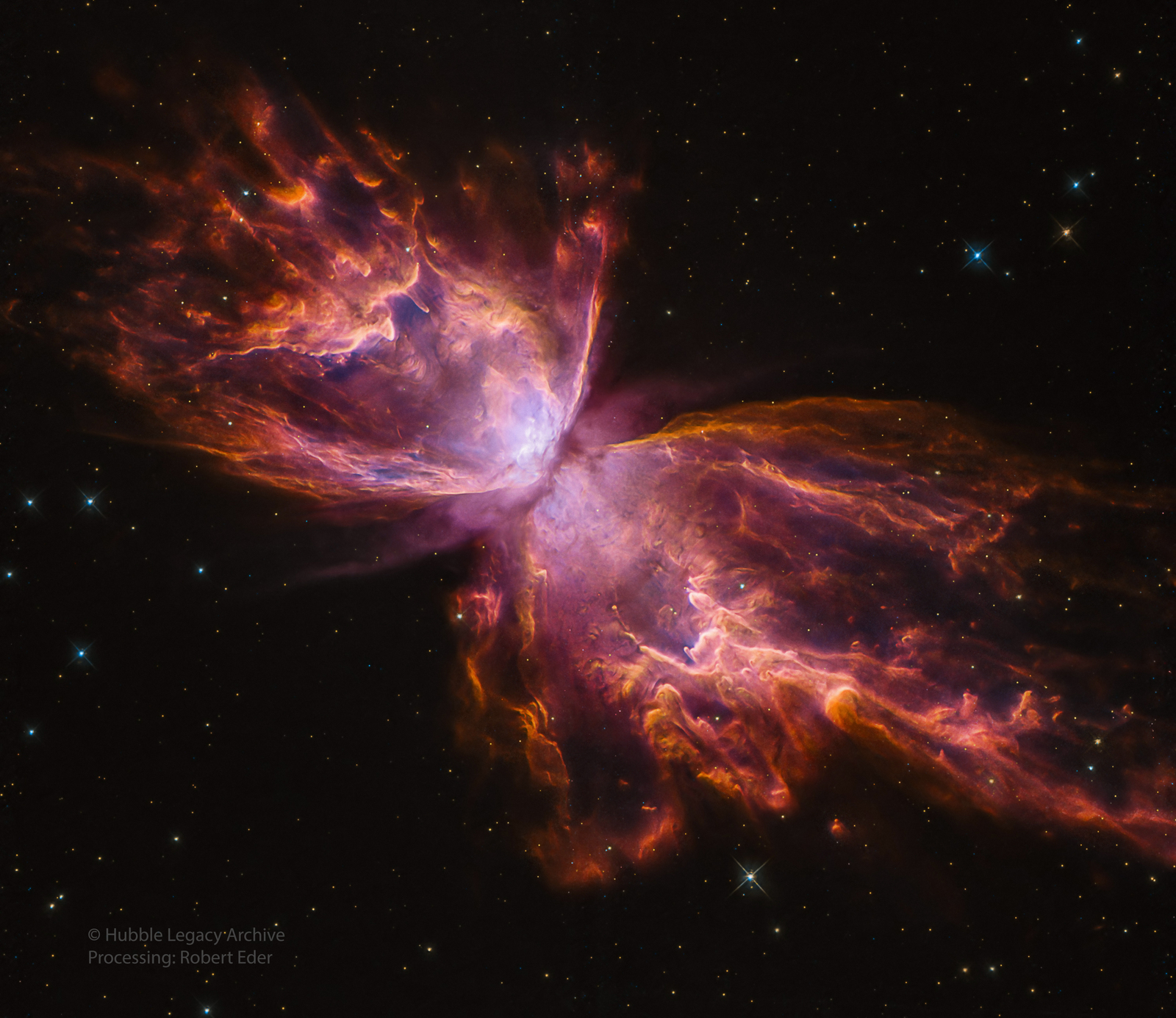 Butterfly Nebula - NASA APOD, , Space, 