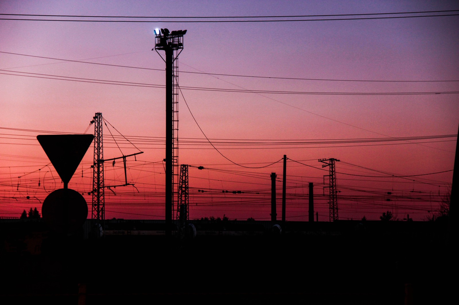 sunset silhouettes - My, I want criticism, The photo, Sunset, Silhouette, Photographer