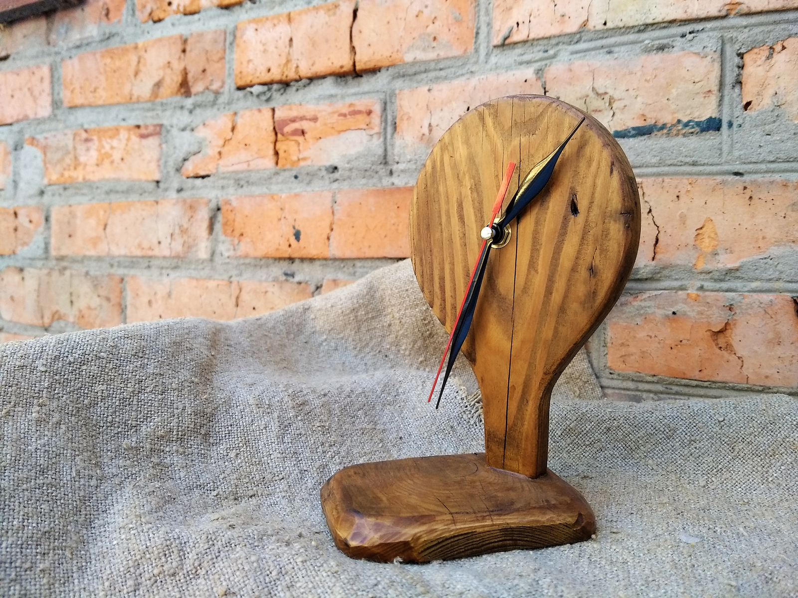 The clock that's on the table - My, Woodworking, Longpost, Handmade, Decor, , Clock, Needlework without process, Mechanical watches