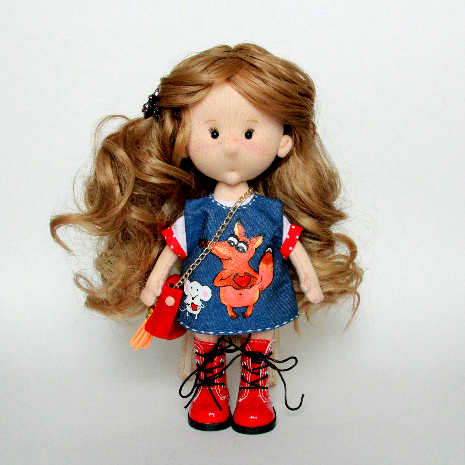 Spring is! - My, Doll, Interior doll, Textile doll, Needlework without process, Needlework, Longpost