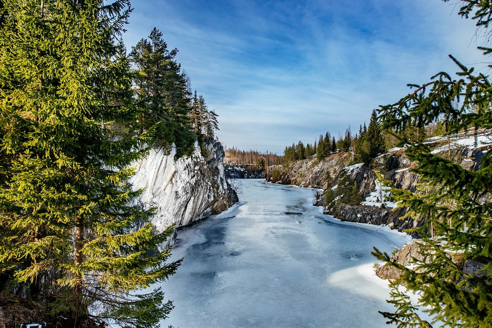 Ruskeala. - Ruskeala, Карелия, Nature, beauty of nature, Landscape, The photo