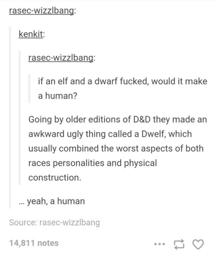 Person - Humor, Dungeons & dragons, , Tumblr