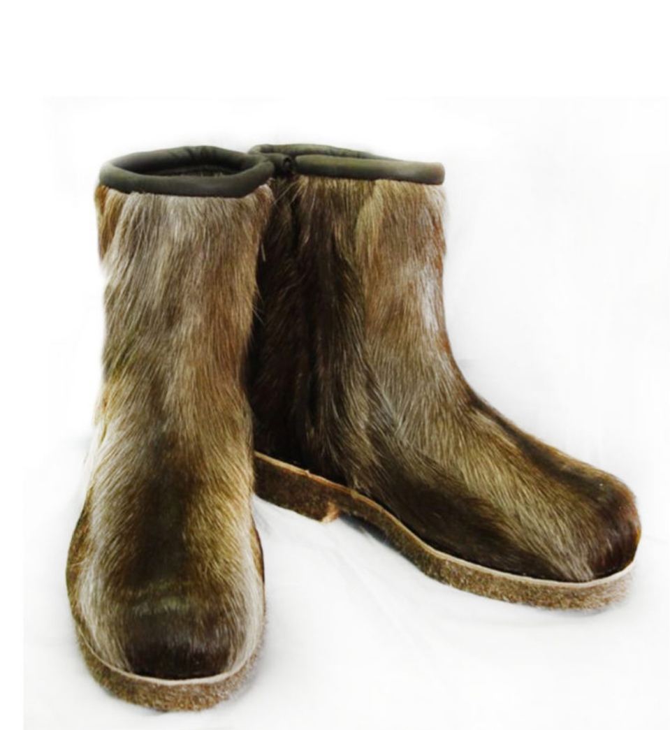 Fur boots. They are pima, they are kitties, they are also torbasa. - My, Shoes, Unty, Yakutsk, Longpost