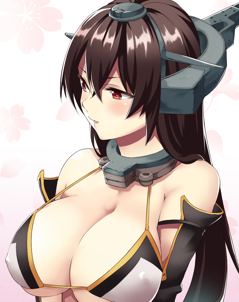 Nagato - NSFW, Kantai collection, Anime, Anime art, Nagato, Swimsuit, Boobs