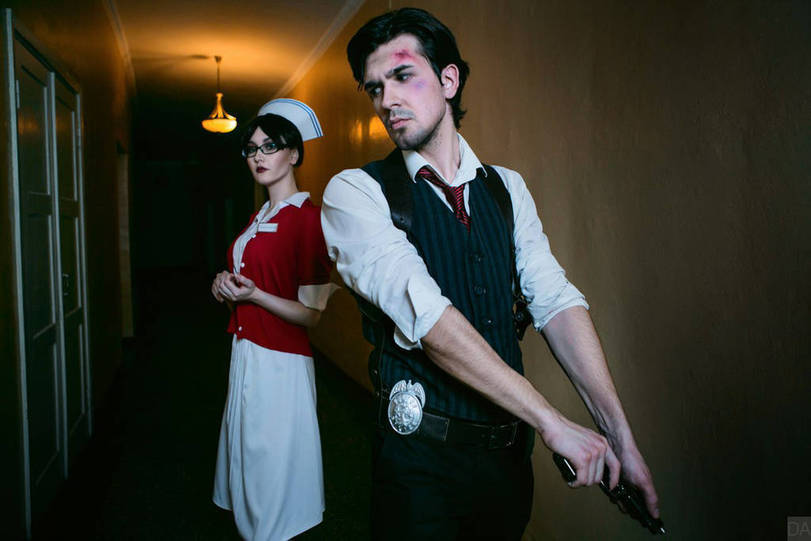 Mono Abel as Tatiana Gutierrez - Cosplay, The Evil Within, , , Longpost, Games