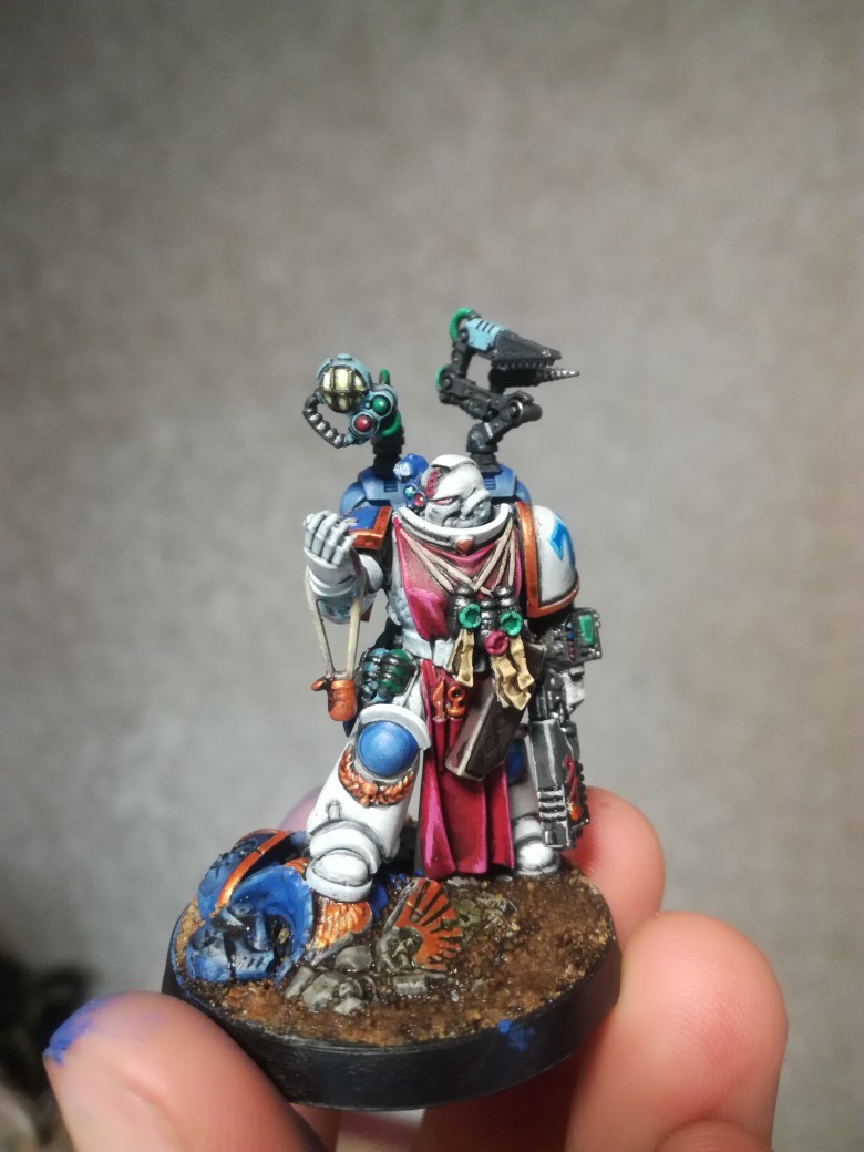 Three days of painting - My, Warhammer 40k, Miniature, Longpost