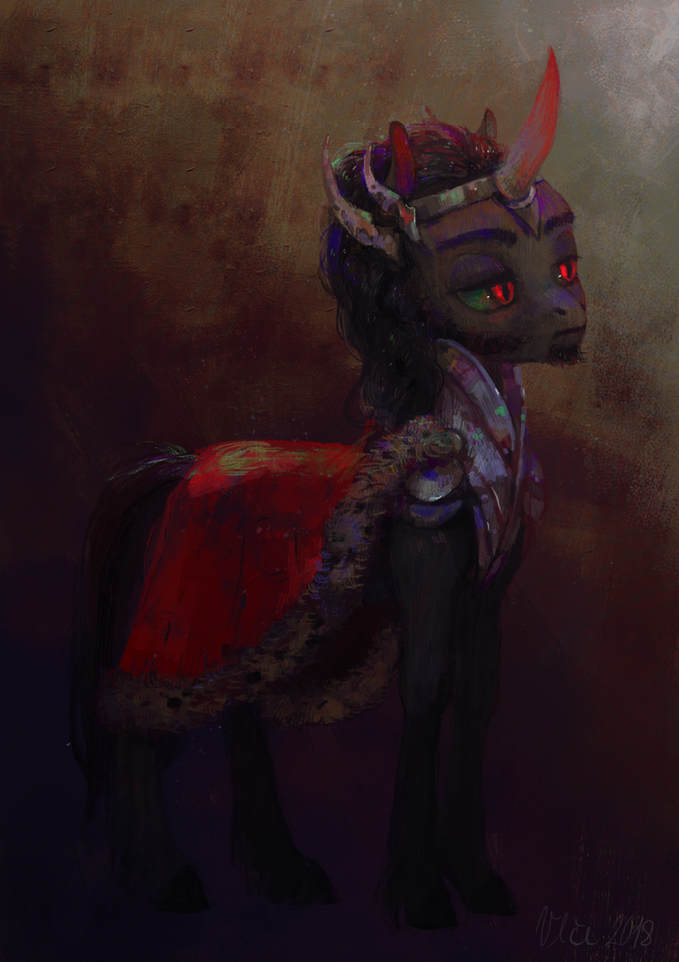 King in the North - My little pony, King sombra, Wolfiedrawie