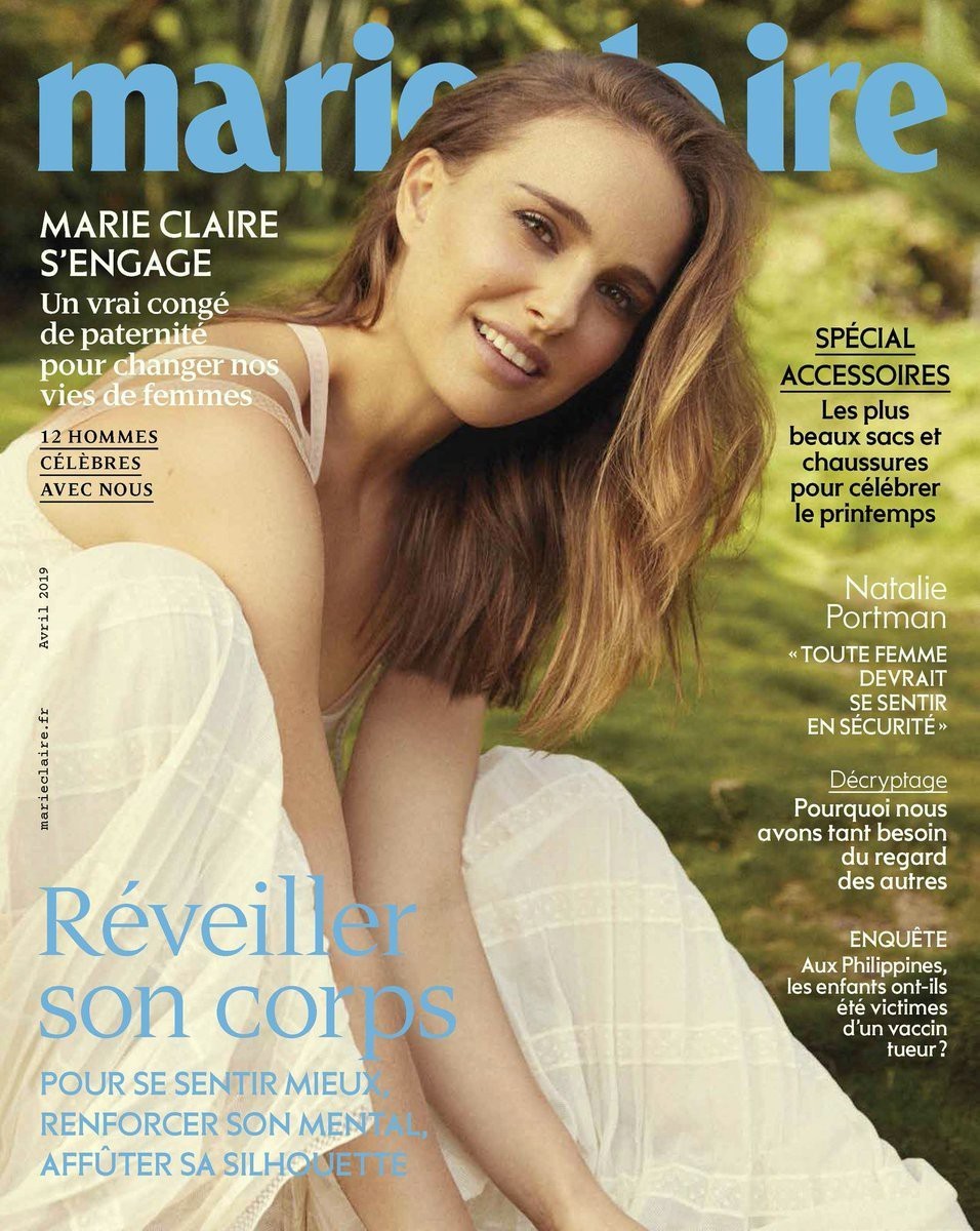 Натали Портман на страницах свежего Marie Claire, 2019 год | Пикабу