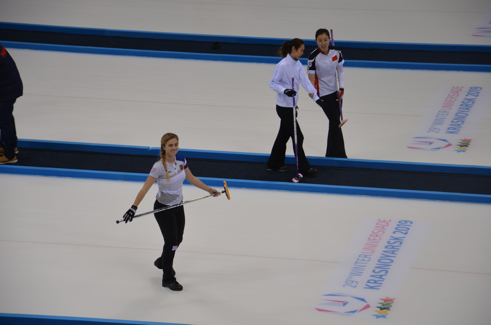 Czech women's curling team (Winter Universiade 2019) - My, Curling, Russia, Krasnoyarsk, Universiade 2019, , Czech Republic national team, Longpost