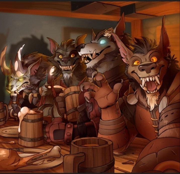 Guys in World of warcraft after March 8)) - World of warcraft, Worgen, Art