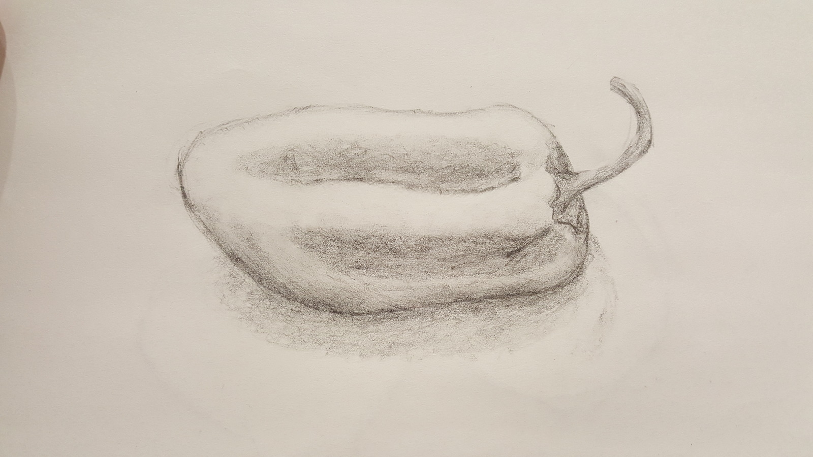 Perchik - My, Bell pepper, Pencil drawing