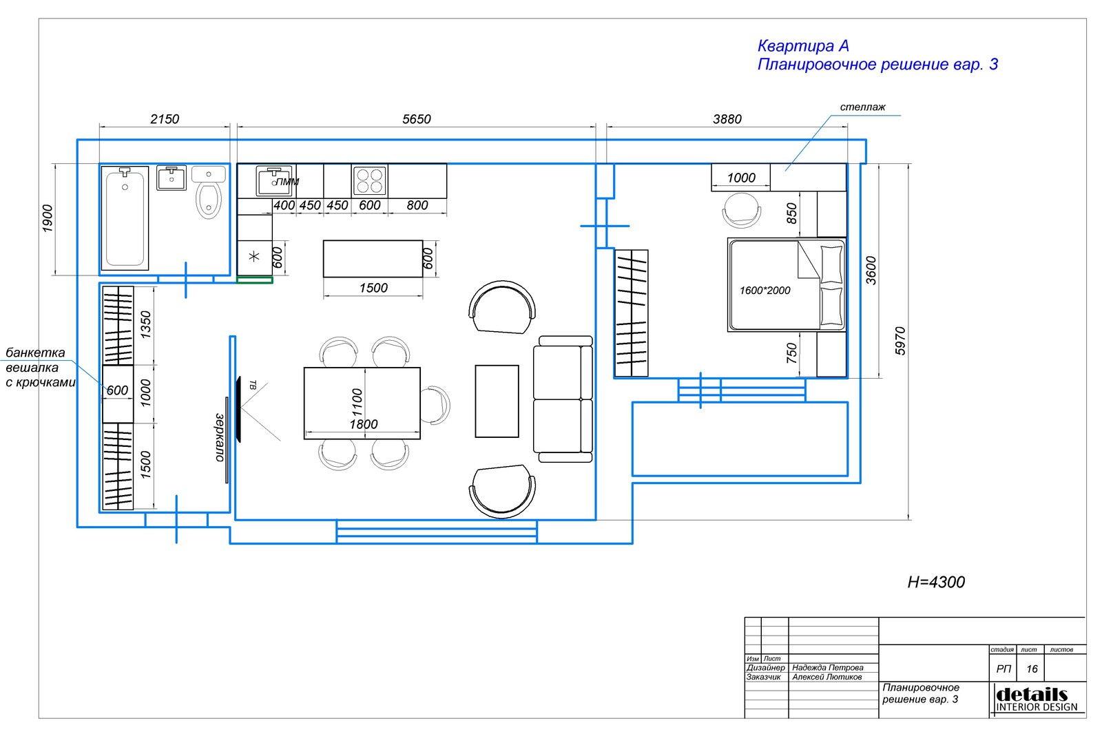 Planning solutions for 4 apartments at the same time - My, Longpost, , Interior Design, Layout, Design