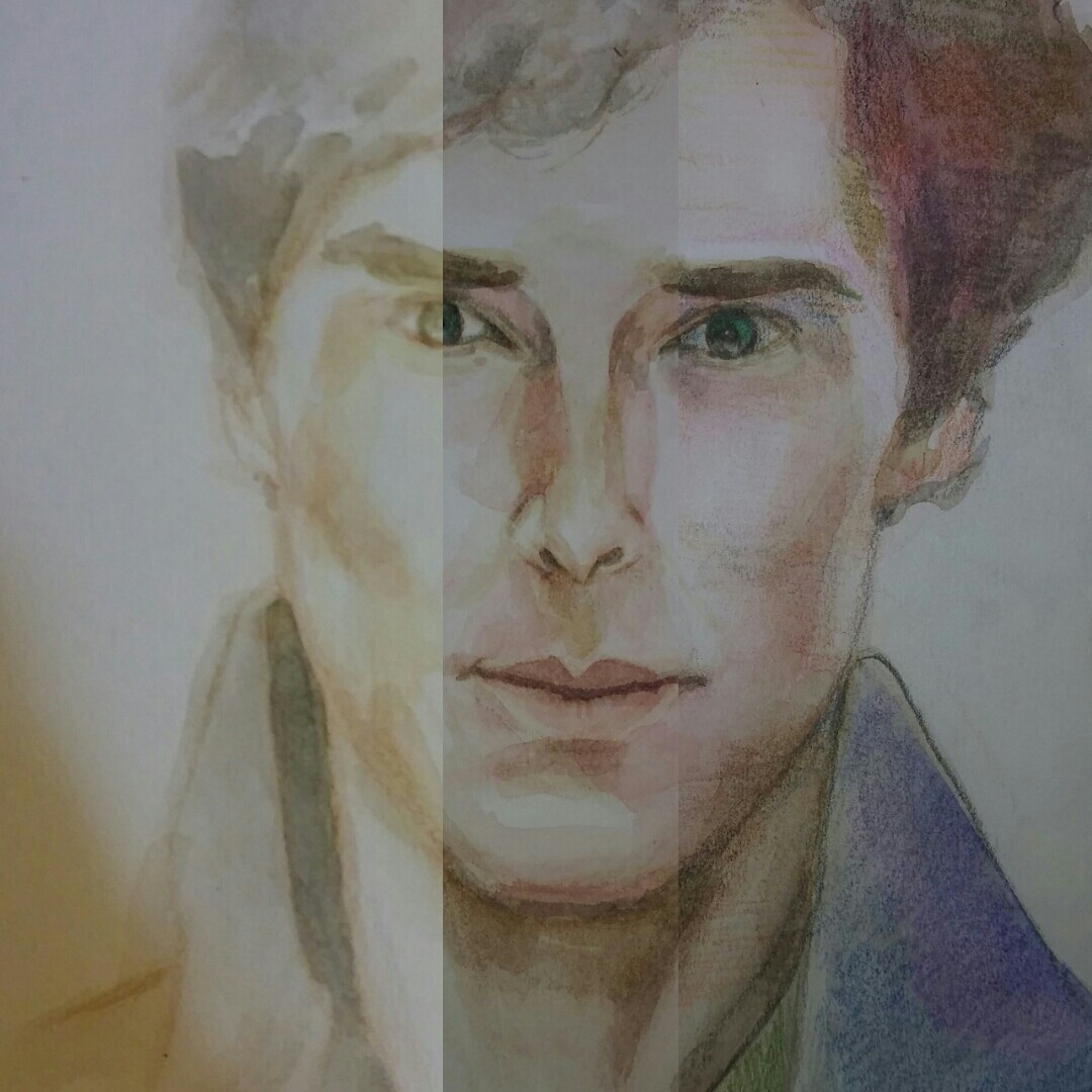 E Kind ov Cumberbatch - My, Benedict Cumberbatch, Drawing, Portrait, Art, Stages