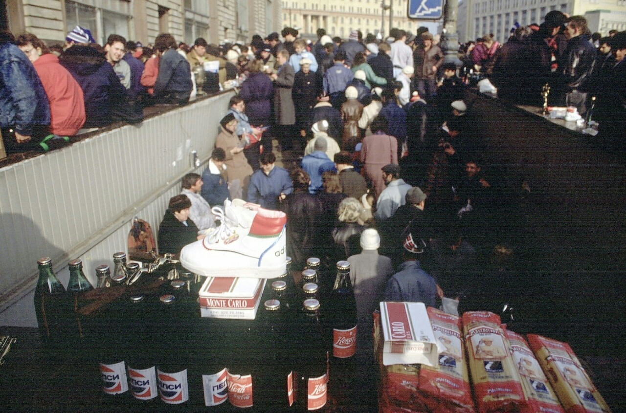 Moscow 1990 - Moscow, the USSR, Historical photo, Longpost