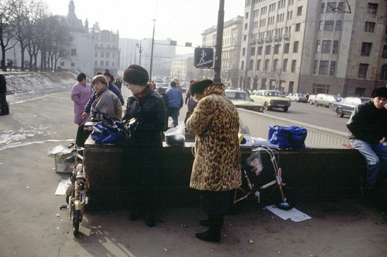 Moscow 1990 - Moscow, the USSR, Historical photo, Longpost