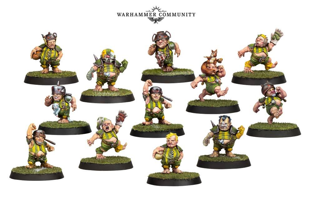 The team's next official release for BloodBowl is Halflings - Board games, Warhammer, Bloodbowl, Painting miniatures, Miniature, Games Workshop, Lord of the Rings, The hobbit