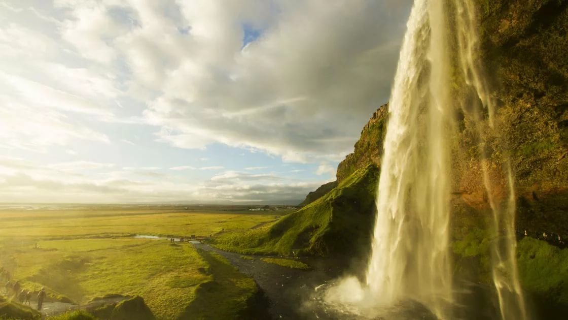 Один из красивейших водопадов мира. Знаменитый Seljalandsfoss - Seljalandsfoss, Водопад, Длиннопост