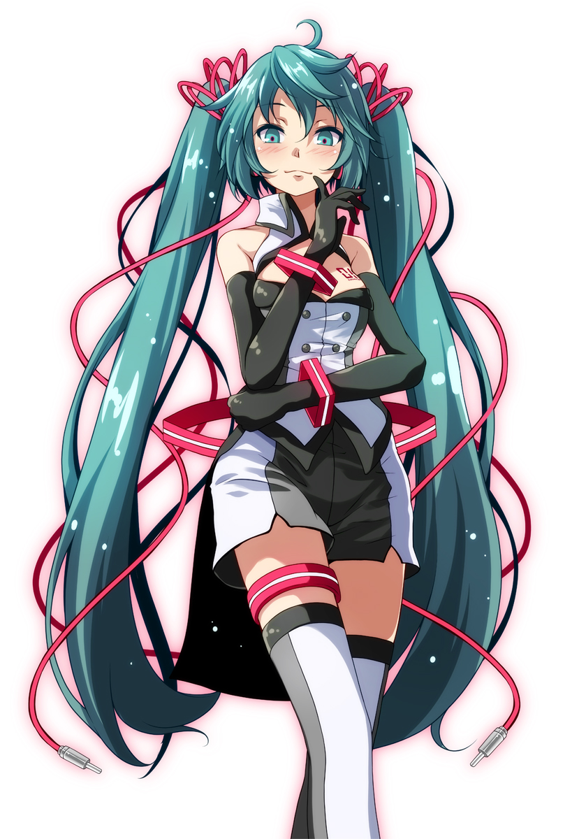 Miku - Vocaloid, Anime art, Hatsune Miku, Anime, Art, Not anime, Longpost, 