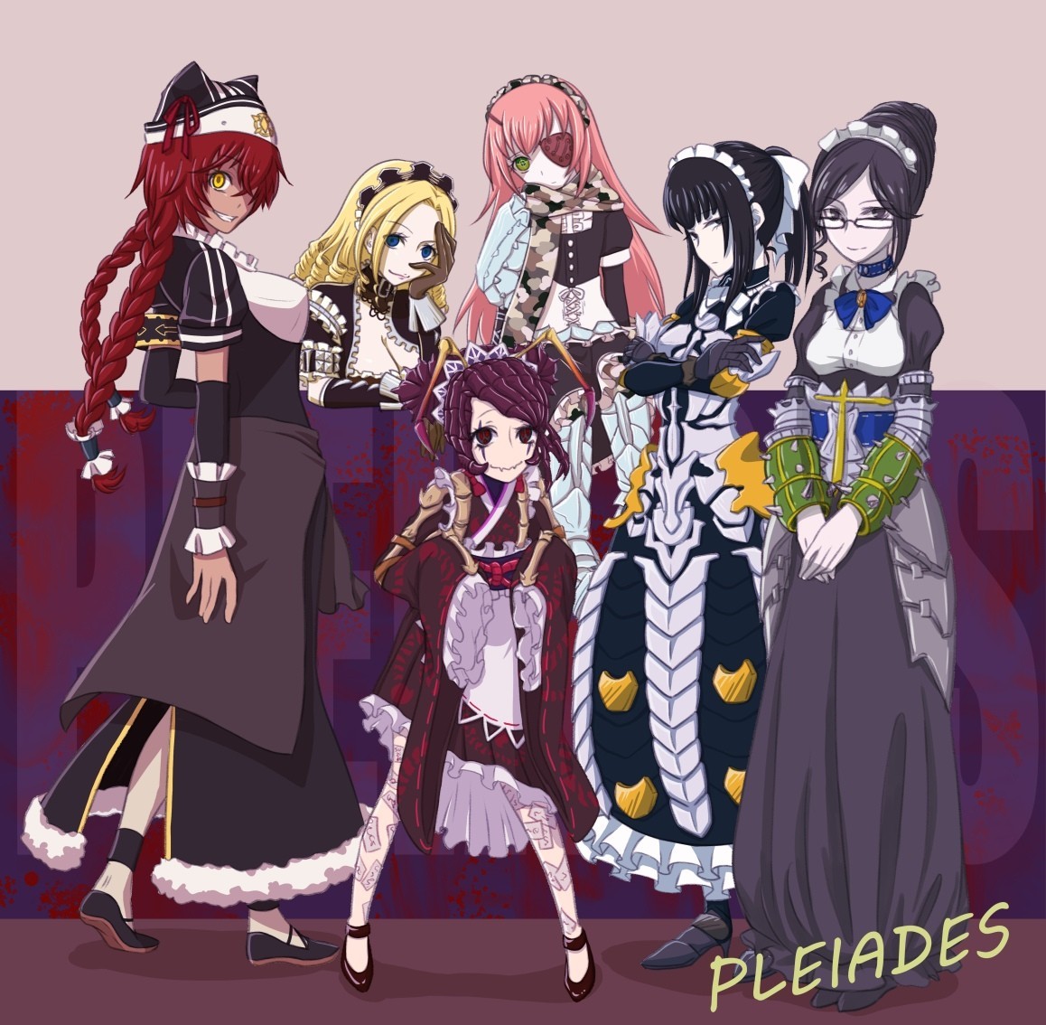 The best maids in the world - Pleiades! - Anime, Overlord, , Housemaid, Anime art