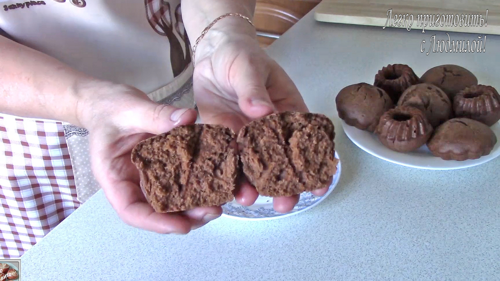 Lean (Vegetarian) Chocolate Muffins - My, Food, Cooking, Bakery products, Video, Video recipe, Youtube, Cake, Longpost, Lenten dishes