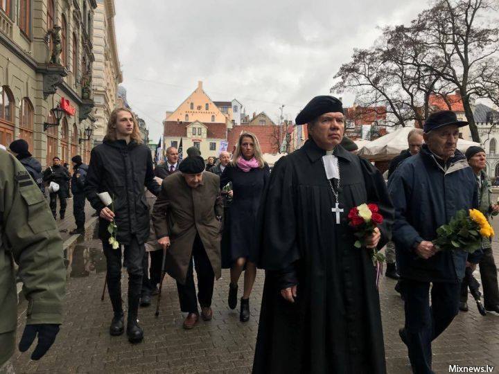Another March 16, another procession of legionnaires - SS in the capital of Latvia. - Nazism, Baltics, Latvia, Estonia, Lithuania, Collaborationism, Longpost, Politics
