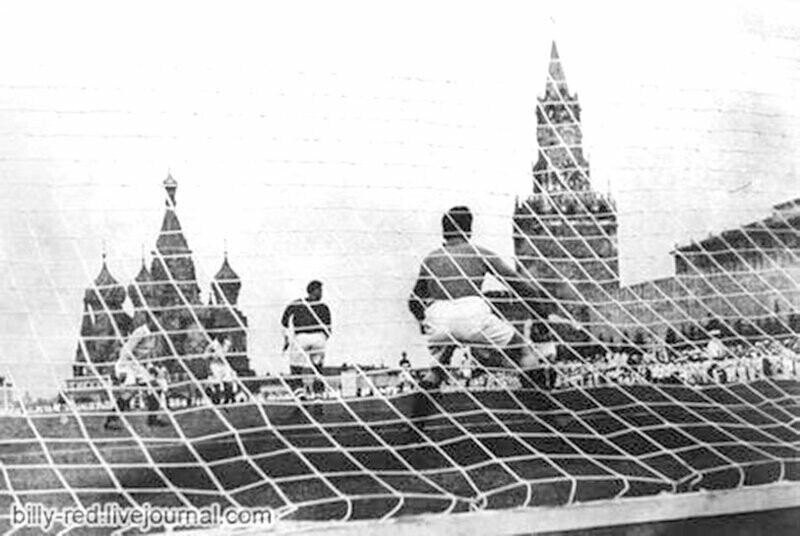 [Retro] Football on Red Square. (Lots of text!) - Old photo, Retro, Historical photo, Black and white photo, Story, Sport, the USSR, Longpost