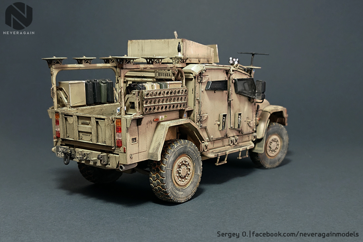 Husky British, armored, four-wheeled - My, Stand modeling, Scale model, 1:35, Armored car, Longpost