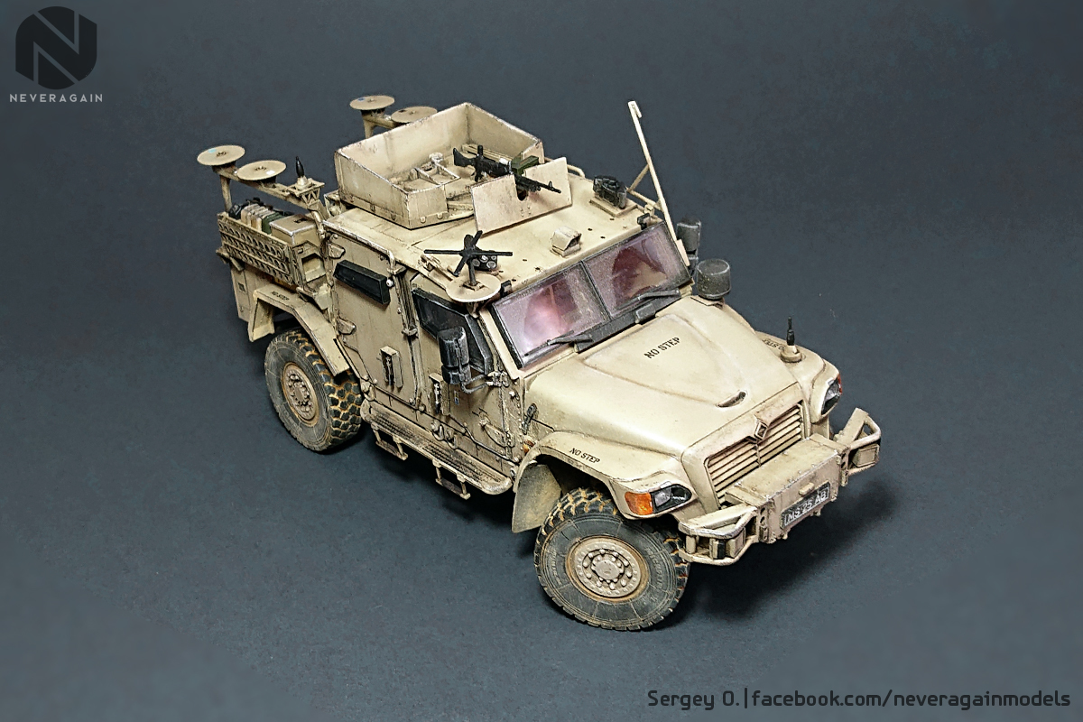 Husky British, armored, four-wheeled - My, Stand modeling, Scale model, 1:35, Armored car, Longpost