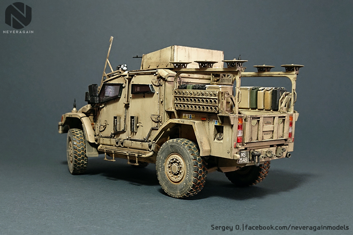 Husky British, armored, four-wheeled - My, Stand modeling, Scale model, 1:35, Armored car, Longpost