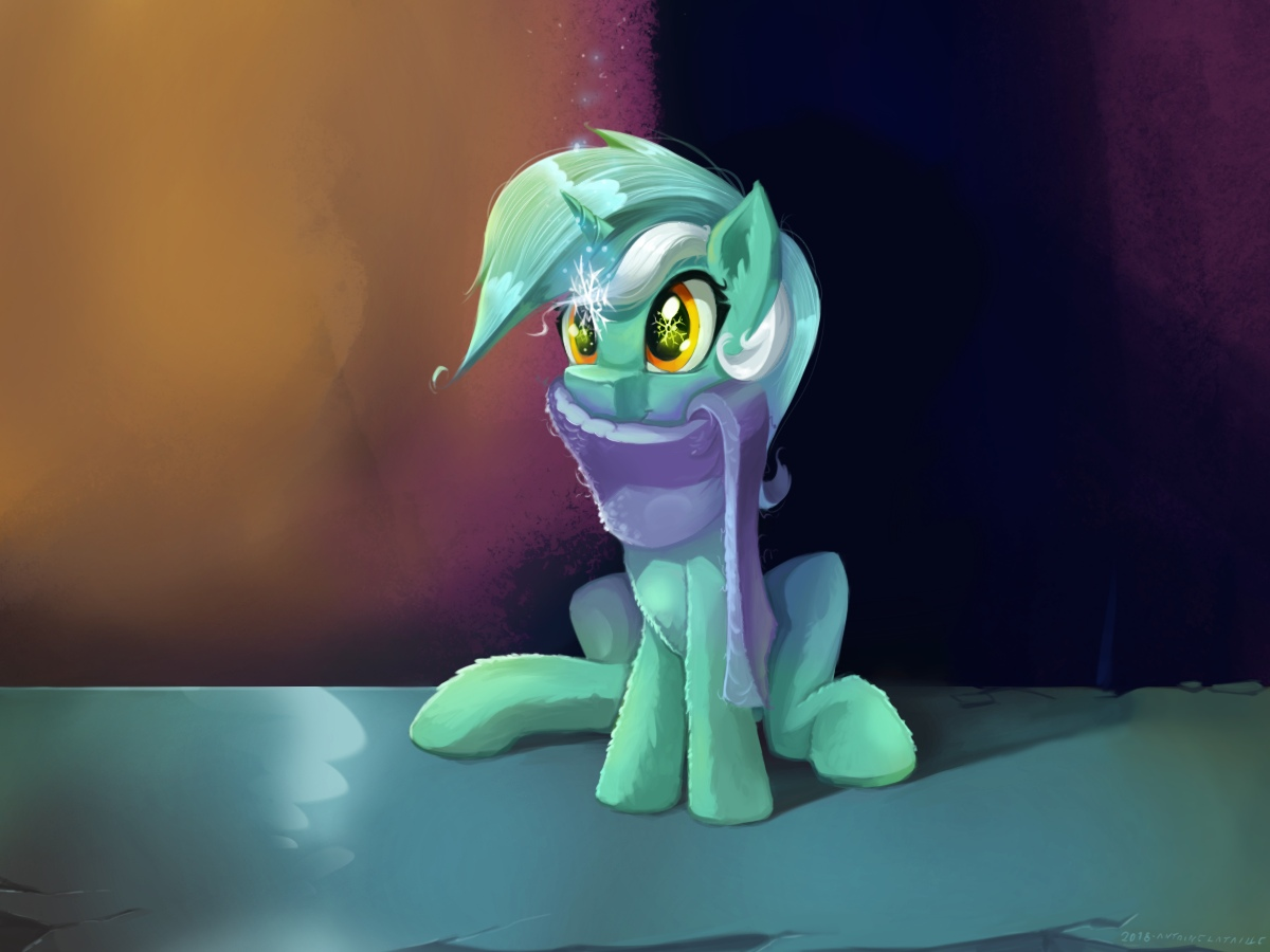 Lyra and snowflake - My little pony, Lyra heartstrings, Snowflake, 